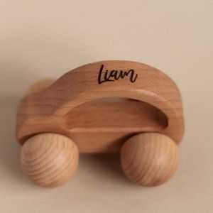 Personalized Wooden Toy Car